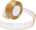 Gold Ribbon for Gift Wrapping 1-1/2 inch Sheer Organza Ribbon for Flower Bouquet Tulle Chiffon Ribbons for Wedding Invitations Christmas Decorations Crafts 50 Yards