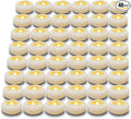 Floating Candles, 48 Packs 2.3 Inch Flameless LED Candle, 160+ Hour Battery Operated Waterproof Tealights for Wedding Centerpieces Marriage Proposals Pool Party Cylinder Vases Spa Christmas New Year