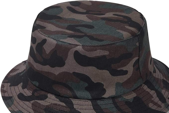 Quanhaigou Bucket Hat for Men Women,Packable Reversible Printed Sun Hats,Fisherman Outdoor Summer Travel Hiking Beach Caps