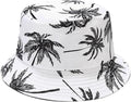 Bucket Hat for Women Men, Cotton Reversible Double Side Wear Sun Hats Beach Fisherman Hat