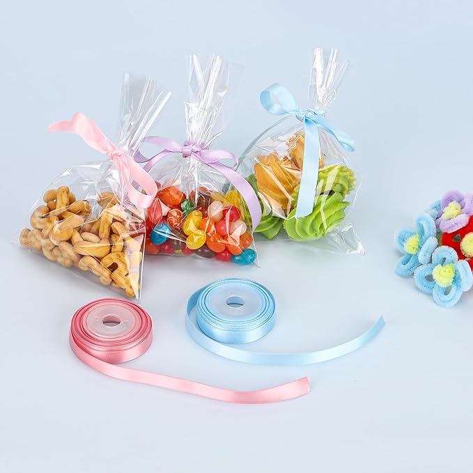 20 Colors Ribbon for Gift Wrapping, Flower Bouquet and Crafts - Versatile Wrapping Ribbon for All Occasions