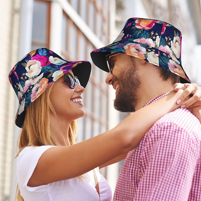 Bucket Hats Fashion Sun Cap Packable Outdoor Fisherman Hat for Women and Men Travel