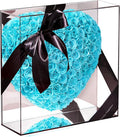 JoyFlower About 140pcs Preserved Roses Gift, Real Blue Eternal Roses for Mom, Long Lasting Forever Flowers with Gift Box for Girlfriend Wife in Valentines Day Birthday Anniversary