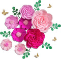Letjolt Giant Paper Flowers Decoration for Wall 3D Artificial Flowers Wedding Backdrop Handcrafted Rose for Baby Shower Bridal Shower Nursery Wall