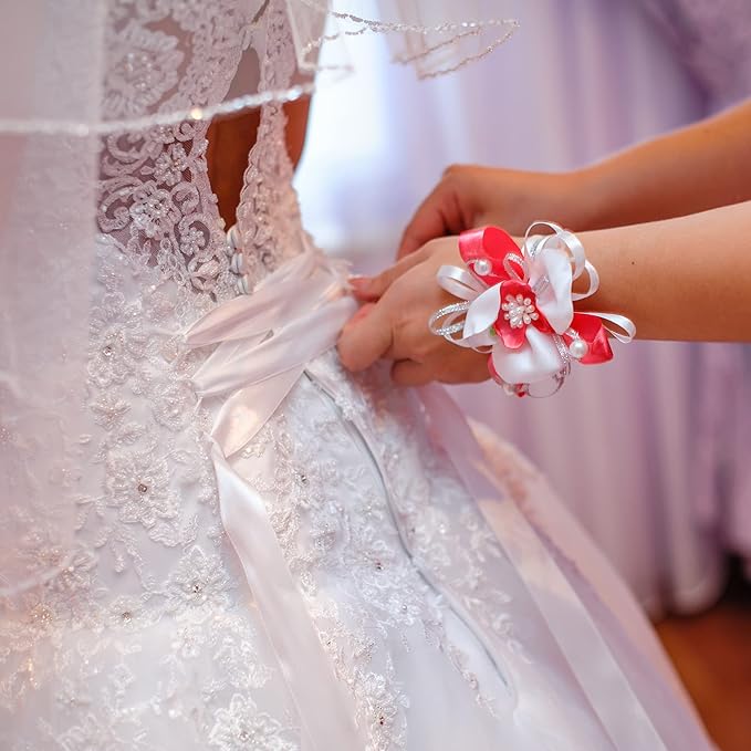 LIUYAXI White Double Faced Satin Ribbon, 3/8" X Continuous 25 Yards, Ribbons Perfect for Gift Wrapping Bows Bouquet Wedding Decor DIY Craft and More