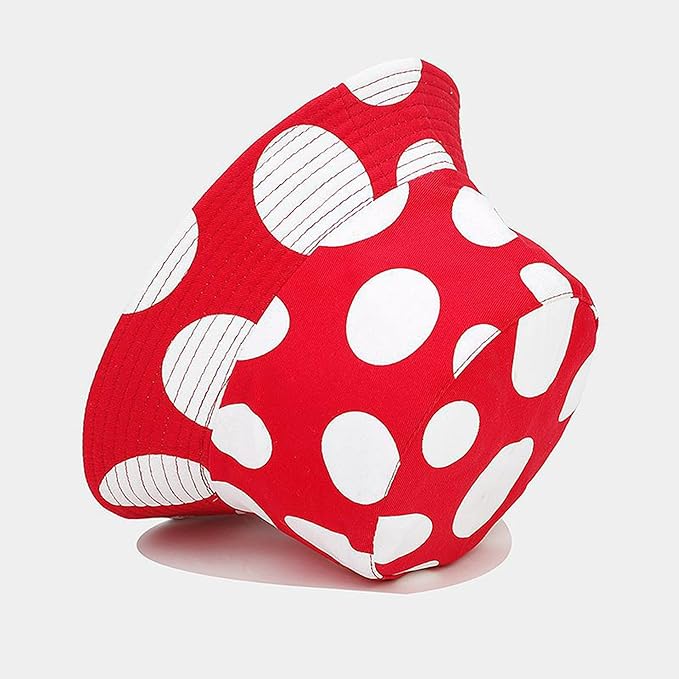 Mashiaoyi Unisex Print Double-Side-Wear Reversible Bucket Hat