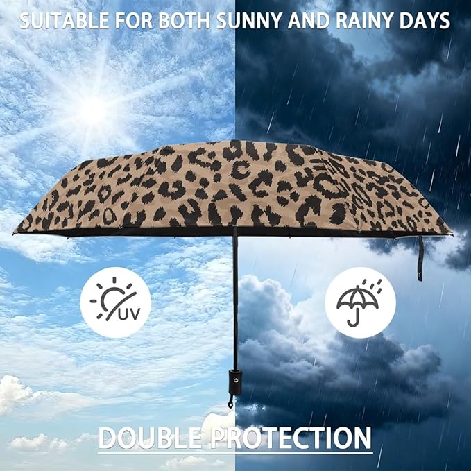 Umbrellas for Rain Lightweight Travel Umbrella 42" Canopy UV Protection Sun Umbrella Windproof Compact Umbrellas