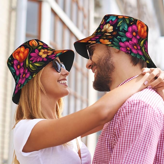 Bucket Hats Fashion Sun Cap Packable Outdoor Fisherman Hat for Women and Men Travel