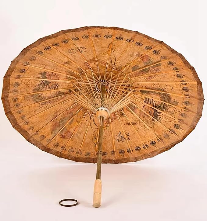 Chinese Japanese Handmade Parasol Umbrella,Asian Decoration DIY Art Dance Classical Umbrella for Wedding Parties Photography Costumes Cosplay