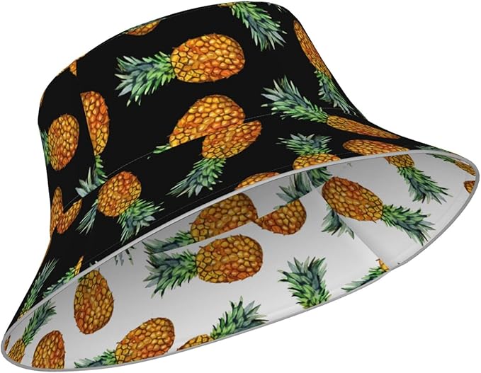 Bucket Hat Beach Summer Sun Hat Reversible Fisherman Hats Double Sided Wearing for Women Men Boys Girls