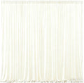 Beige Backdrop Curtains-Wrinkle-Free Polyester Photography Drapes Party Curtain Background for Baby Shower Wedding Decorations- 24 X10FT (Beige)
