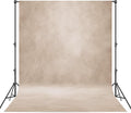 Abstract Professional Photography Backdrop for Portrait Photo Props Booth Background Photoshoot Studio with Polyester Fabric Roller Pocket on Top (8x12ft,Light Beige,No Stand)