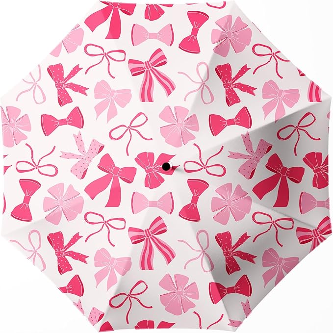 Small Compact Travel Automatic Folding Umbrella for Women, Portable Lightweight, Rain, Wind, UV Sun Shade