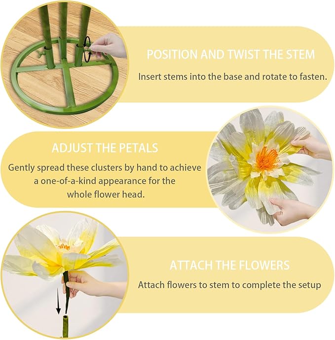 5.6 Ft Big Daisy Flowers for Decorations,Giant Artificial Faux Daisy,Large Paper Flower for Home Garden Hotel Office Decor,Photography Props,Wedding,Art Gallery,Shop Window Display(Yellow)