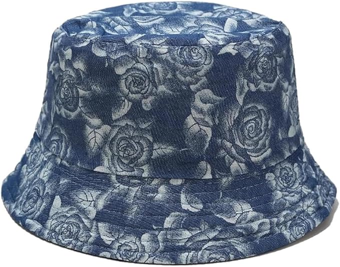 Quanhaigou Bucket Hat for Men Women,Packable Reversible Printed Sun Hats,Fisherman Outdoor Summer Travel Hiking Beach Caps