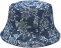 Quanhaigou Bucket Hat for Men Women,Packable Reversible Printed Sun Hats,Fisherman Outdoor Summer Travel Hiking Beach Caps