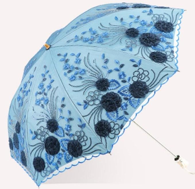 Honeystore Flower Lace Parasols for Wedding Party Lace Bridal Umbrella
