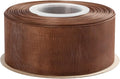 1-1/2 Inch Brown Shimmer Sheer Organza Ribbon Sheer Chiffon Ribbon 50 Yards-Roll Multiple Colors Available for Gift Wrapping Wedding Events Christmas Décor