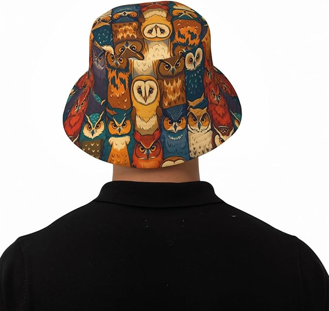 Rustic Autumn Cows and Pumpkins Bucket Hat Novelty Sun Hats Trendy Fisherman Cap for Men and Women