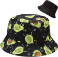 XYIYI Cute Bucket Hat Beach Fisherman Hats for Women, Reversible Double-Side-Wear