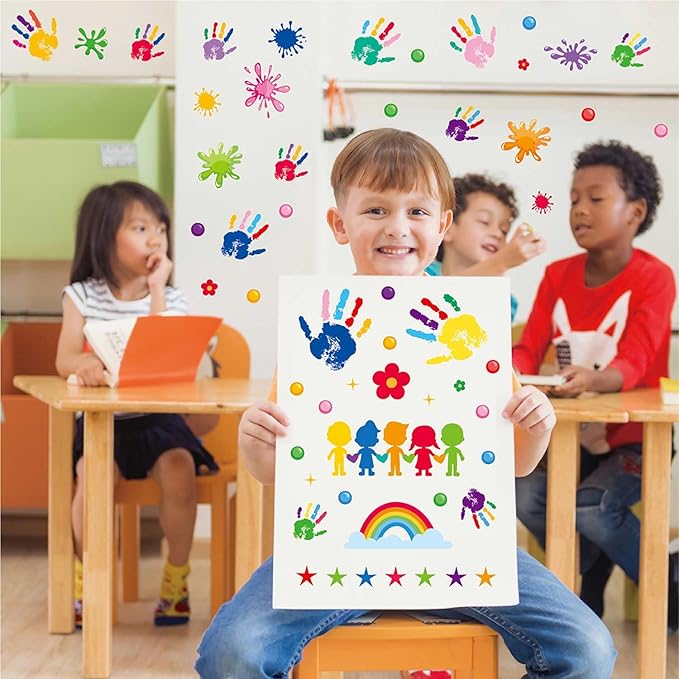 Inspirational Wall Decals for Kids Motivational Classroom Decor with Removable Quotes The Future of The World is in This Room Peel and Stick Wall Stickers Bedroom Nursery School Playroom
