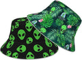 Hat Reversible Fisherman Hats Double Sided Wearing for Women Men Boys Girls