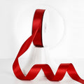 MEEDEE Red Ribbon 1 Inch Red Satin Ribbon Lux Double Faced Satin Ribbons by 50 Yards Polyester Wrapping Ribbons for Crafts, Weddings, Flower Bouquet, Holiday Decorating