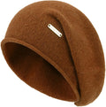 QUEENFUR Knit Slouchy Beanie Hats for Women Cashmere Ski Cap Knitted Wool Soft Warm Winter Hat