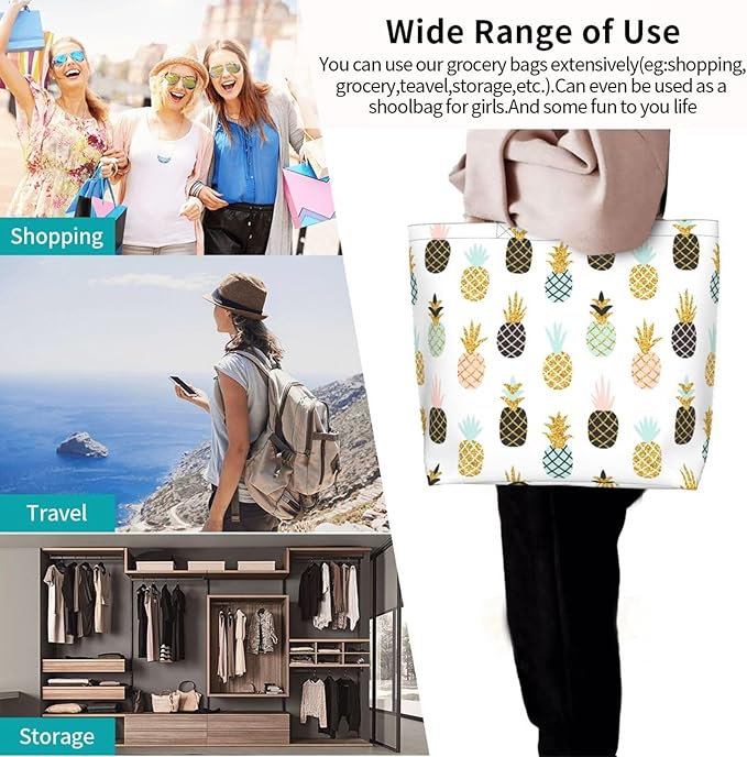 Sunflower Tote Bag For Women, Waterproof Shoulder Bags Big Reusable Grocery Handbag For Shopping Picnic Work Beach