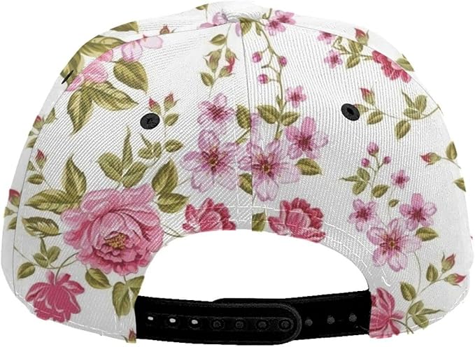 Floral Baseball Cap for Women Fashionable Adjustable Dad Hat Low Profile Running Hat for Summer Sporting Working Hiking