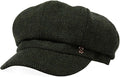 Comhats Wool Fashion Newsboy Hats for Women Winter Warm Pageboy Cabbie Cap Beret