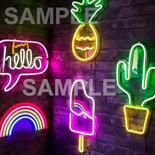 17in Rose Flower Neon Sign Acrylic Handmade Beer Pub Bar Window Decor Neon Light
