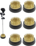 Round Flower Arrangers, Flower Frog Kenzan Fixed Tools, Flower Holder for Ikebana, Floral Arrangement Vase, Fixation and Decoration (6)