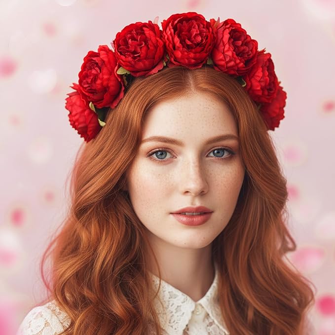 200 Pcs Flowers Long Stem Artificial Rose Bulk, 3.2 Inches Silk Rose Head Flowers Faux for Wedding Bridal Bouquet Independence Day Home Floral DIY Centerpieces Party Decoration(Red)
