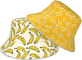 Bucket Hat Double-Side-Wear Reversible Sun Hat Beach Travel Hiking for Women Men