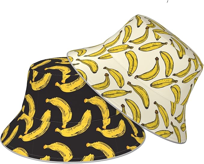 Bucket Hat Double-Side-Wear Reversible Sun Hat Beach Travel Hiking for Women Men