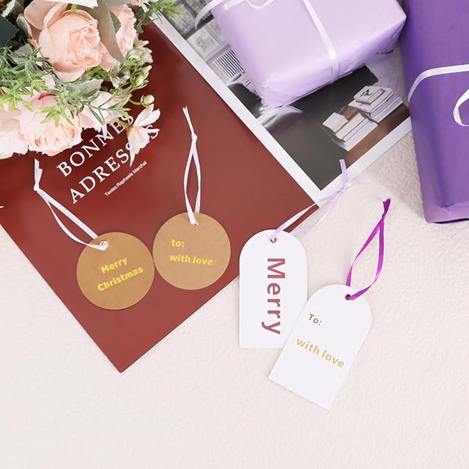 TONIFUL 1/8 Inch x 200 Yards Purple Thin Solid Satin Ribbon Giant Spool Double Face Ribbons for Crafts Hanging Tags Invitation Card Balloons Bouquet Hair Gift Wrapping Party Decoration