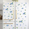 Blueberries Wall Stickers Decor, Kitchen Stickers Wall Decor, Kitchen Wall Stickers, Removable Peel and Stick Fruit Decals for Nursery, Playroom, Girls Bedroom, Living Room