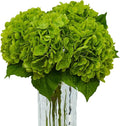 4Pcs Hydrangea Artificial Flowers 21 Inch Real Touch Flowers with Stems Fake Artificial Hydrangeas Flowers for Bouquet Table Centerpieces Spring Decorations for Home