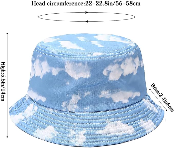 Malaxlx Unisex Bucket Hat Summer UPF 50+ Sun Protection Outdoor Beach Fishing Travel Hiking Hat