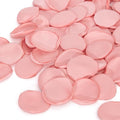 TINGE TIME 200pcs Rose Petals and Fake Roses Artificial Flowers for Wedding Decor, Bridal Shower, Party Decoration - Silk Flower Petals Bulk Pack (Dusty Pink)