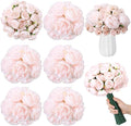 XunYee 85 Pcs Artificial Peony Flower Bulk for Wedding Party Faux Peony Bouquet Silk Florals Arrangements for Wedding Table Centerpiece Festival Birthday Vase Decoration(Pink)