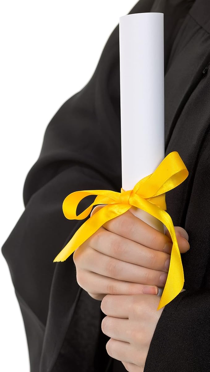 LIUYAXI Yellow Double Faced Satin Ribbon, 1/8" X Continuous 100 Yards, Thin Ribbons Perfect for Gift Wrapping Wedding Invitation Card Hair Bows Tag Floral Arrangement DIY Craft