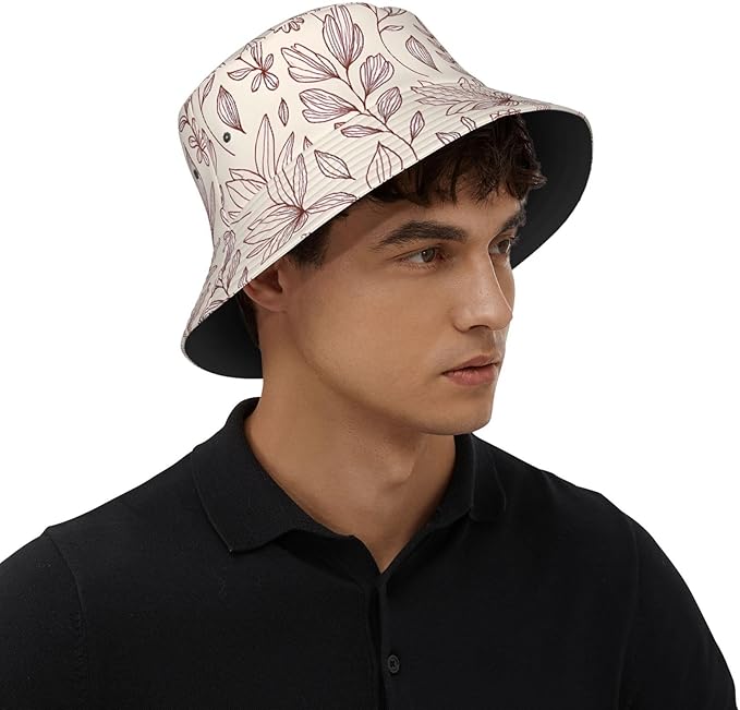 Rustic Autumn Cows and Pumpkins Bucket Hat Novelty Sun Hats Trendy Fisherman Cap for Men and Women