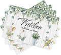 Eucalyptus Leaves Kitchen Table Placemats Set of 4 Rustic Green Plant Print Placemat Indoor Outdoor Party Home Desktop Dining Room Decoration 12x18 Inch