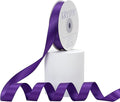 Purple Satin Ribbon, Double Faced 5/8 Inch X 25 Yards Purple Ribbon, Premium Satin Ribbon for Gift Wrapping, Crafts, Hair Bow Making, Sewing, Flower Bouquet, Wedding Party Decor