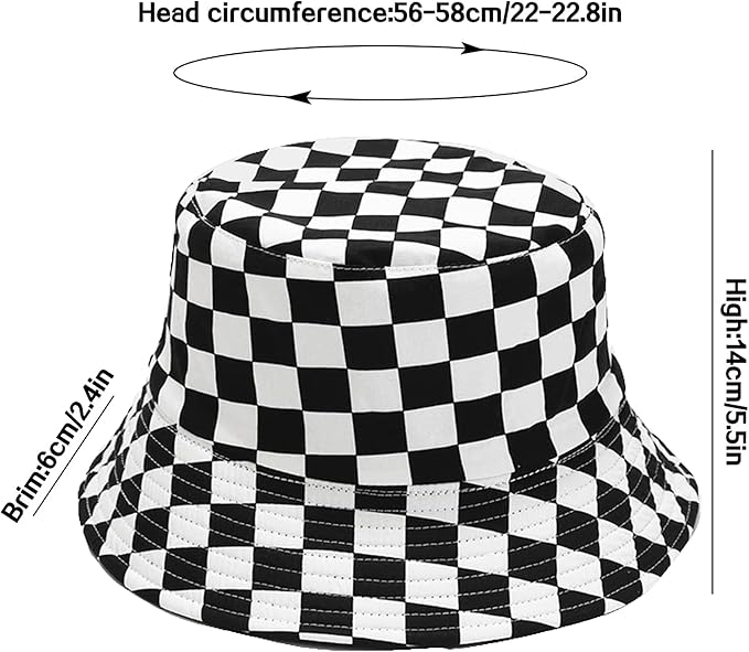Flower Reversible Bucket Hat Cotton Summer Travel Beach Sun Hats Emboridery for Women Men