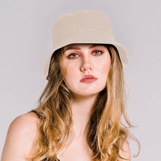 Rosoz 1 & 2 Pack Bucket Hat for Women Men Summer Travel Beach Sun Hat Outdoor Cap Unisex Bucket Hats
