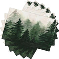 Watercolor Forest Placemats Set of 6,Spring and Summer Kitchen Living Room Table Decor Dinner Mat 12x18 Inch 6 PCS, Style-7