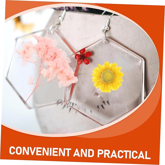 Natural Dried Flowers Material Bag for DIY Crafts Pressed Floral Bouquet Making Kit Romantic Handcraft Supplies for Greeting Cards Home Decoration and Wedding Embellishments